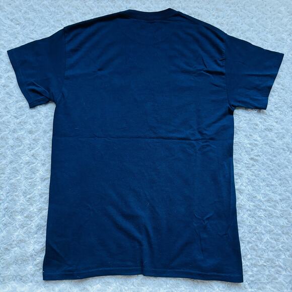Gildan Dry Blend Cotton Navy Unisex Tee Shirt Size Medium - Picture 4 of 4